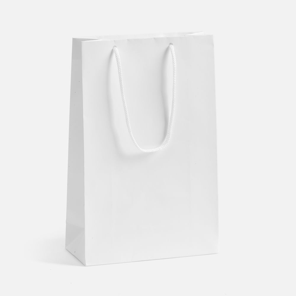 Пакет бумажный с ламинацией Lami S, белый-0