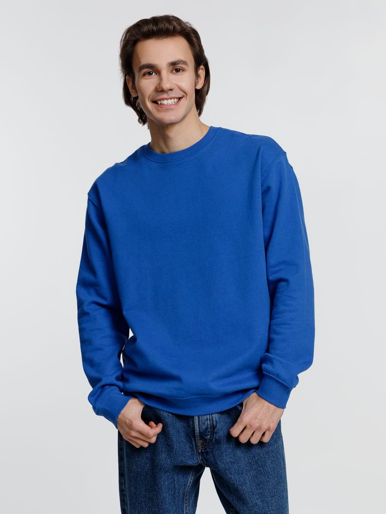 Свитшот унисекс Columbia, ярко-синий-4