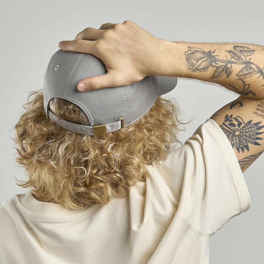 Бейсболка DAD HAT-S, 6 клиньев, металлическая застежка, сиреневый-1