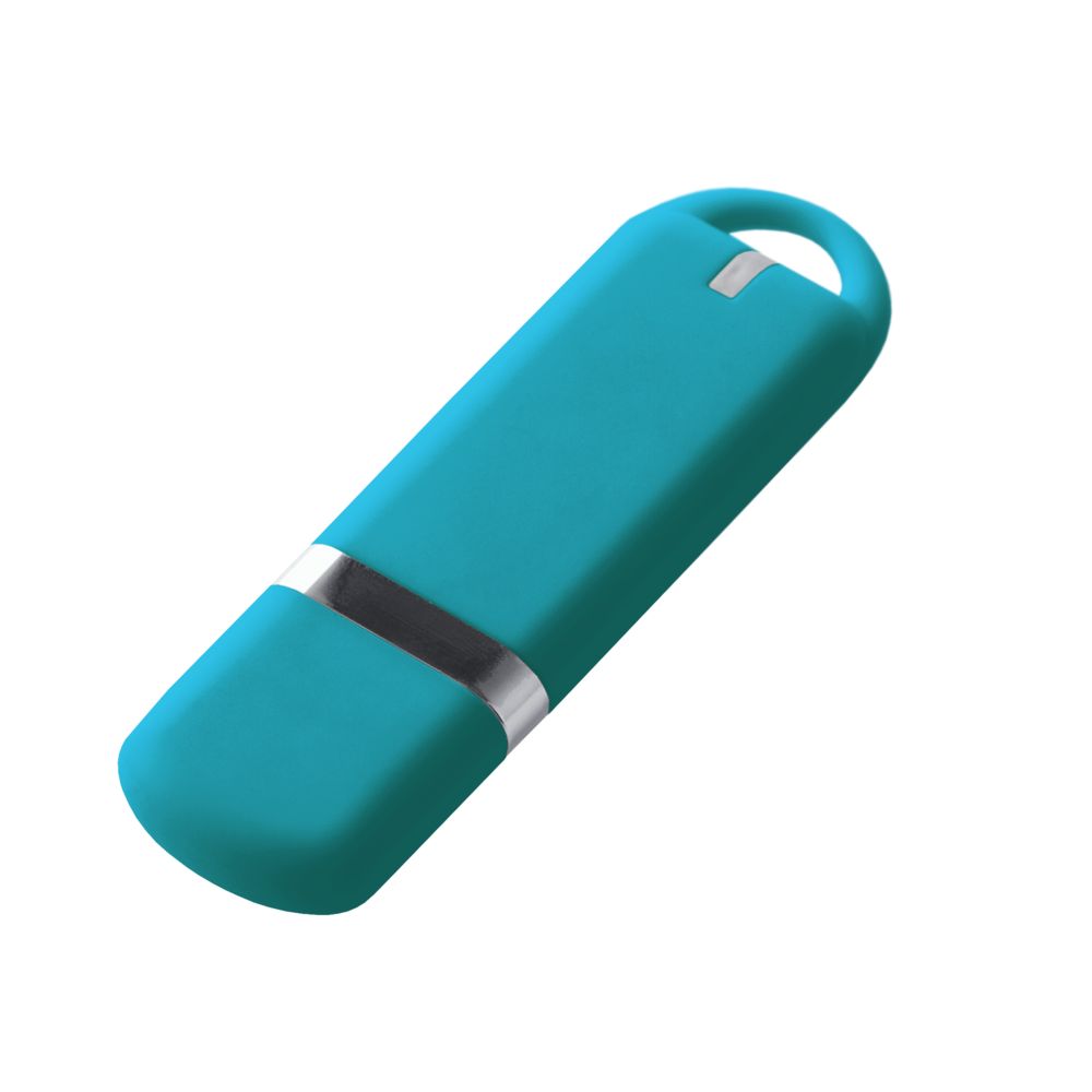 Флешка Memo, 8 Гб, бирюзовая-1