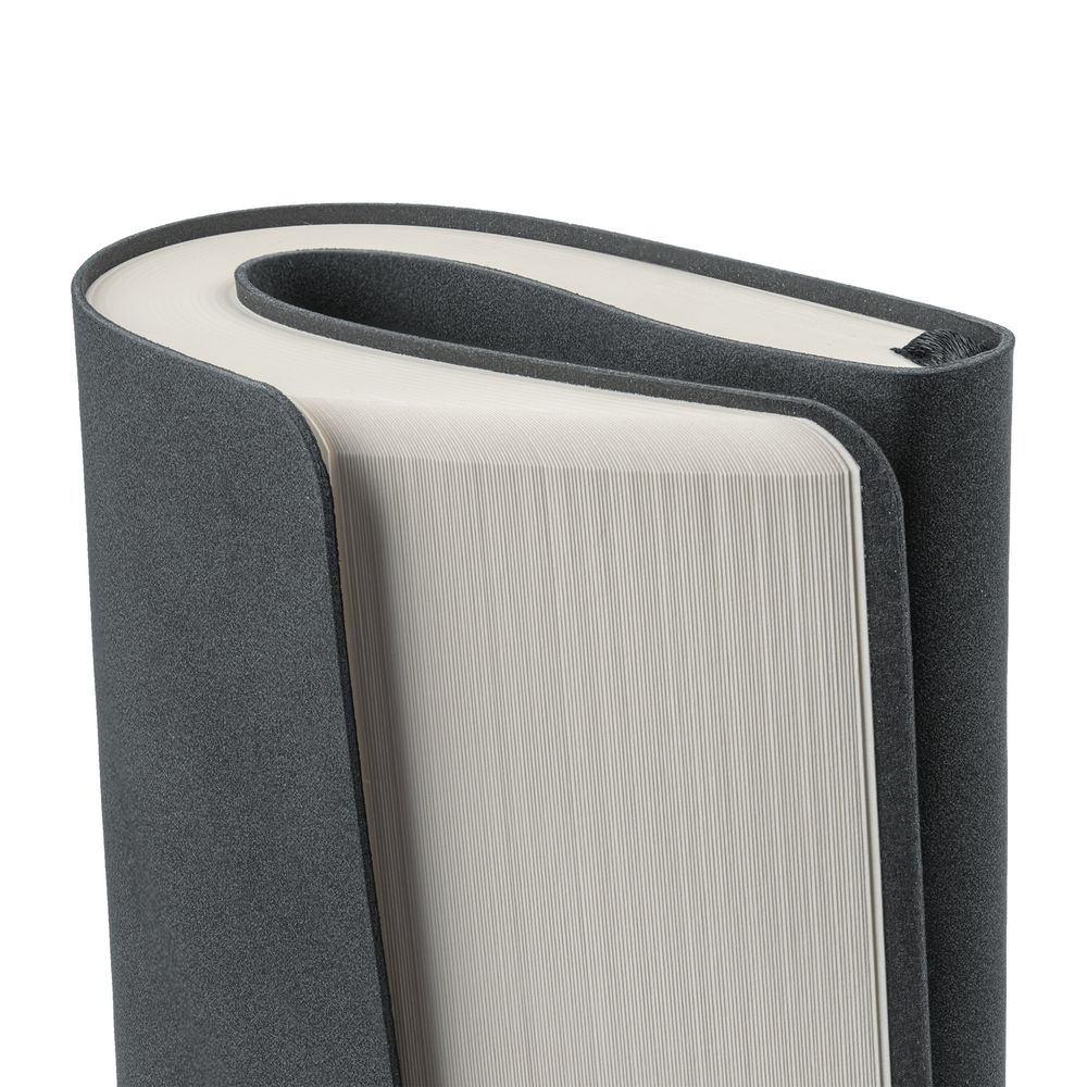 Ежедневник Nubuk, недатированный, темно-серый-2