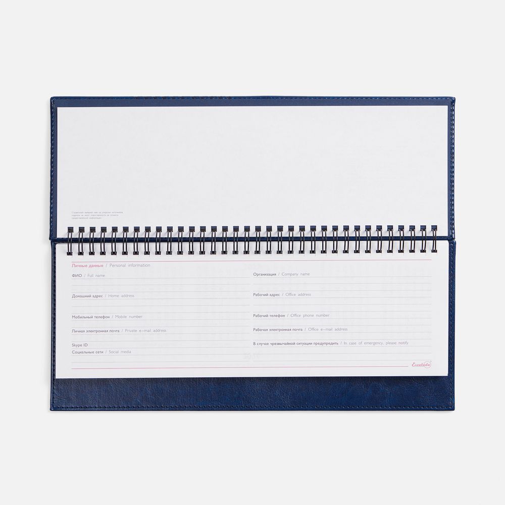 Планинг Faro, датированный, синий-2