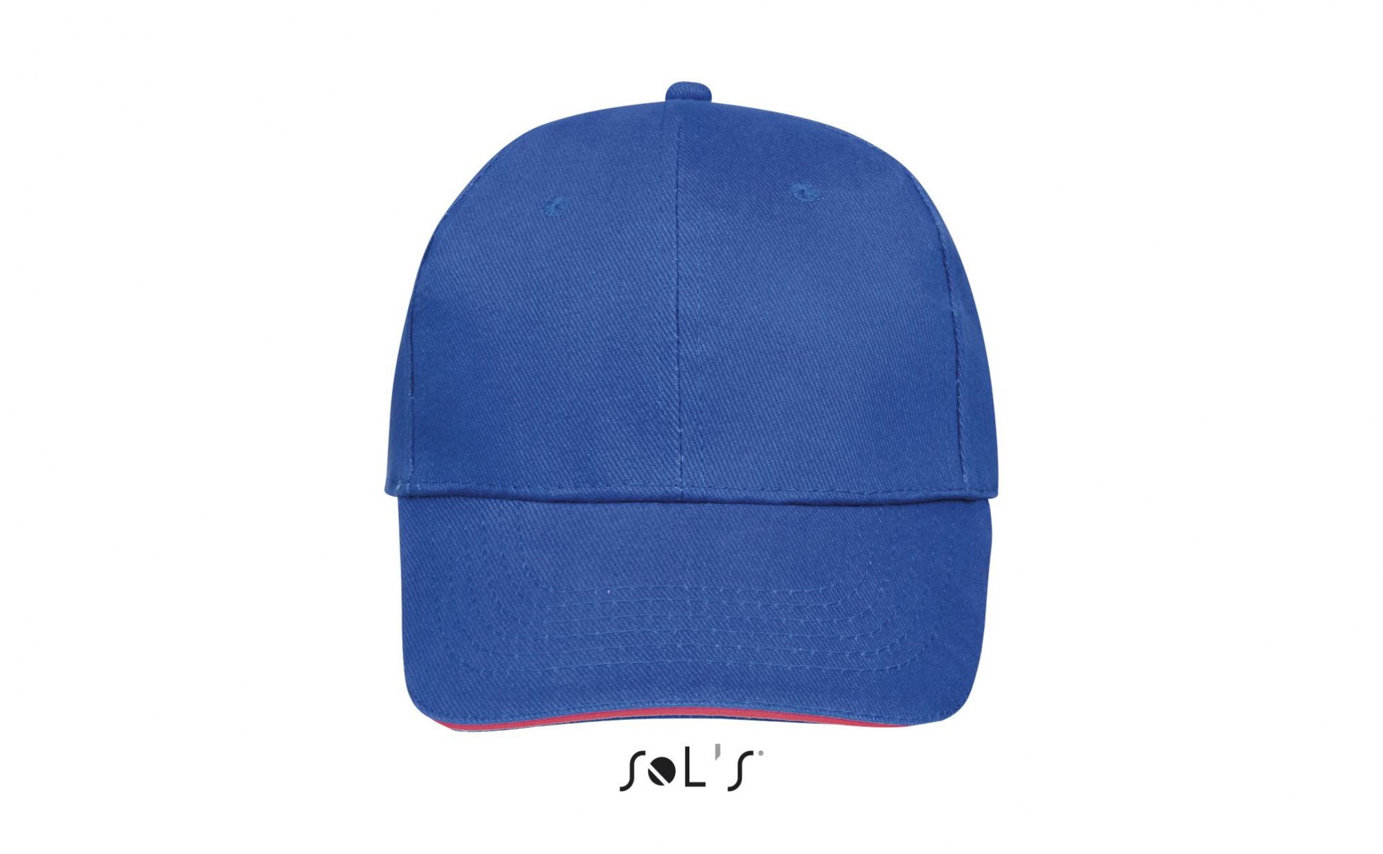 Бейсболка BUFFALO, Синий/ Неоновый корал