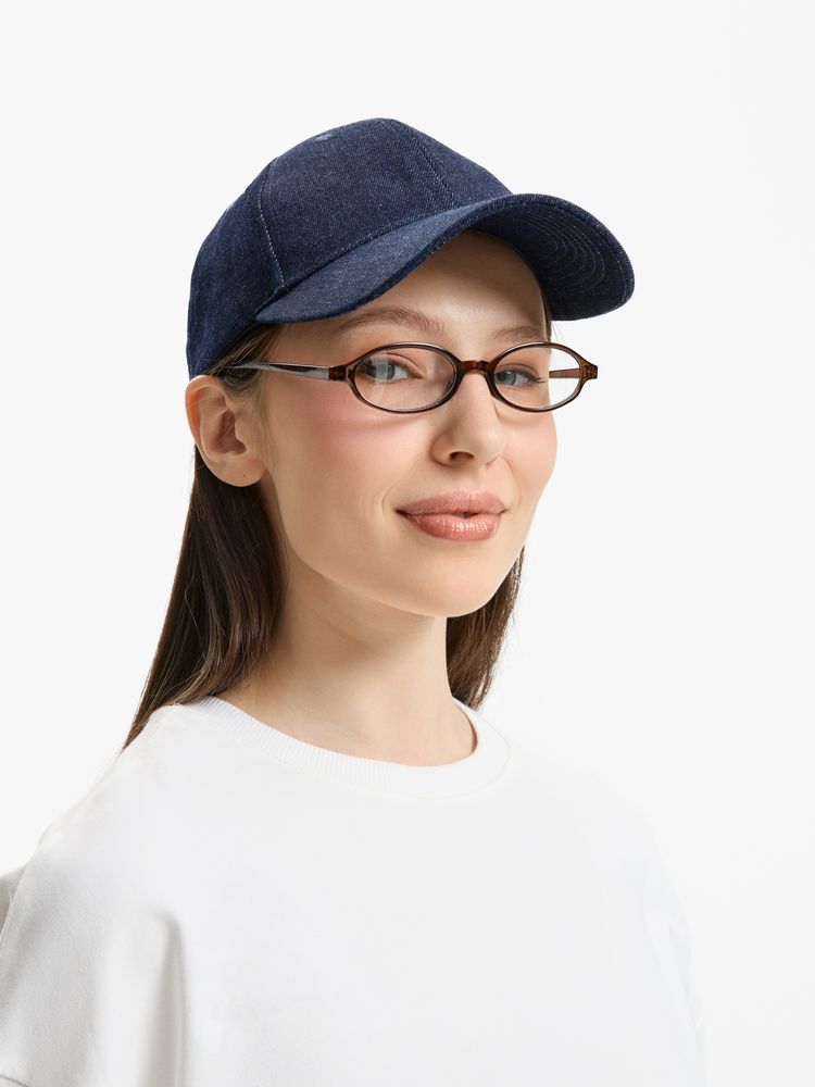 Бейсболка Denimate, темно-синяя-4