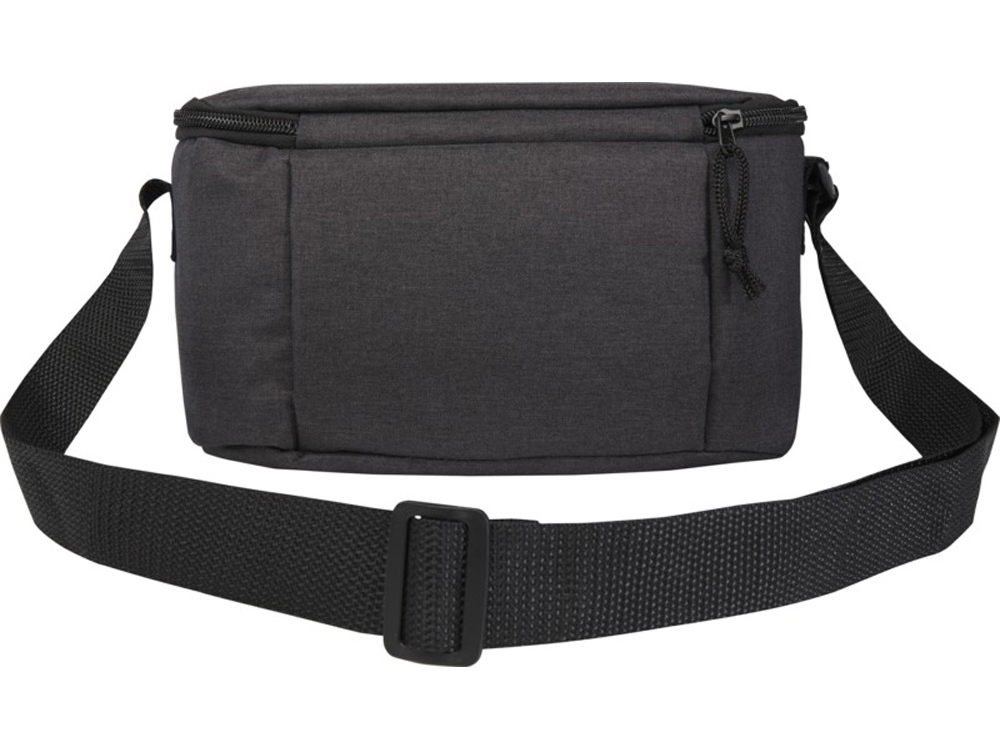 Tundra сумка-холодильник на 6 банок из переработанного РЕТ-пластика - Heather Charcoal-2