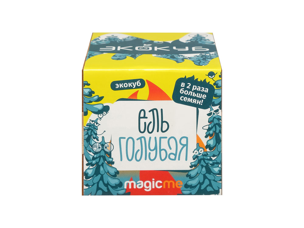 Набор для выращивания Экокуб Magicme Ель Голубая-2