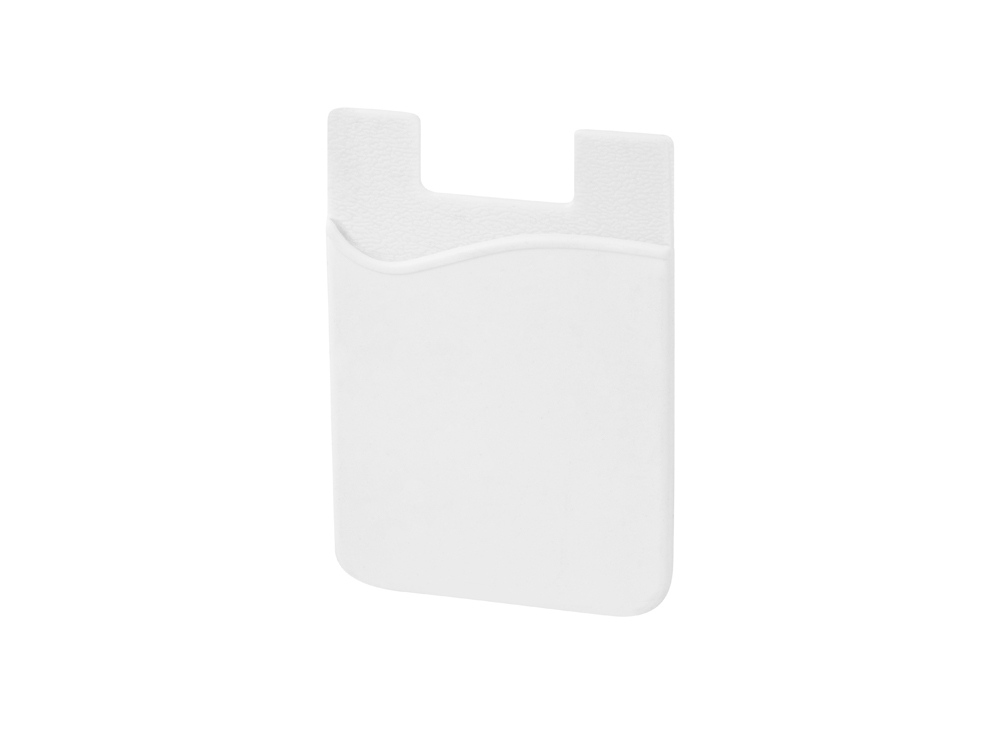Картхолдер с креплением на телефон Gummy, белый-0