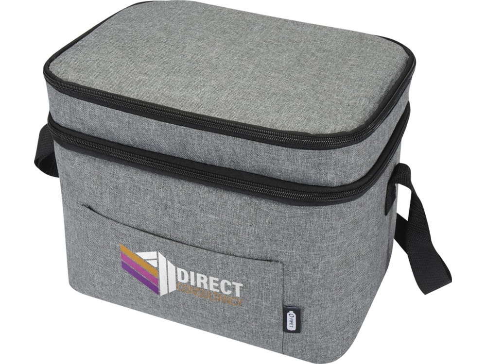 Tundra сумка-холодильник из переработанного РЕТ-пластика, сертиф. согласно GRS - Серый яркий-5