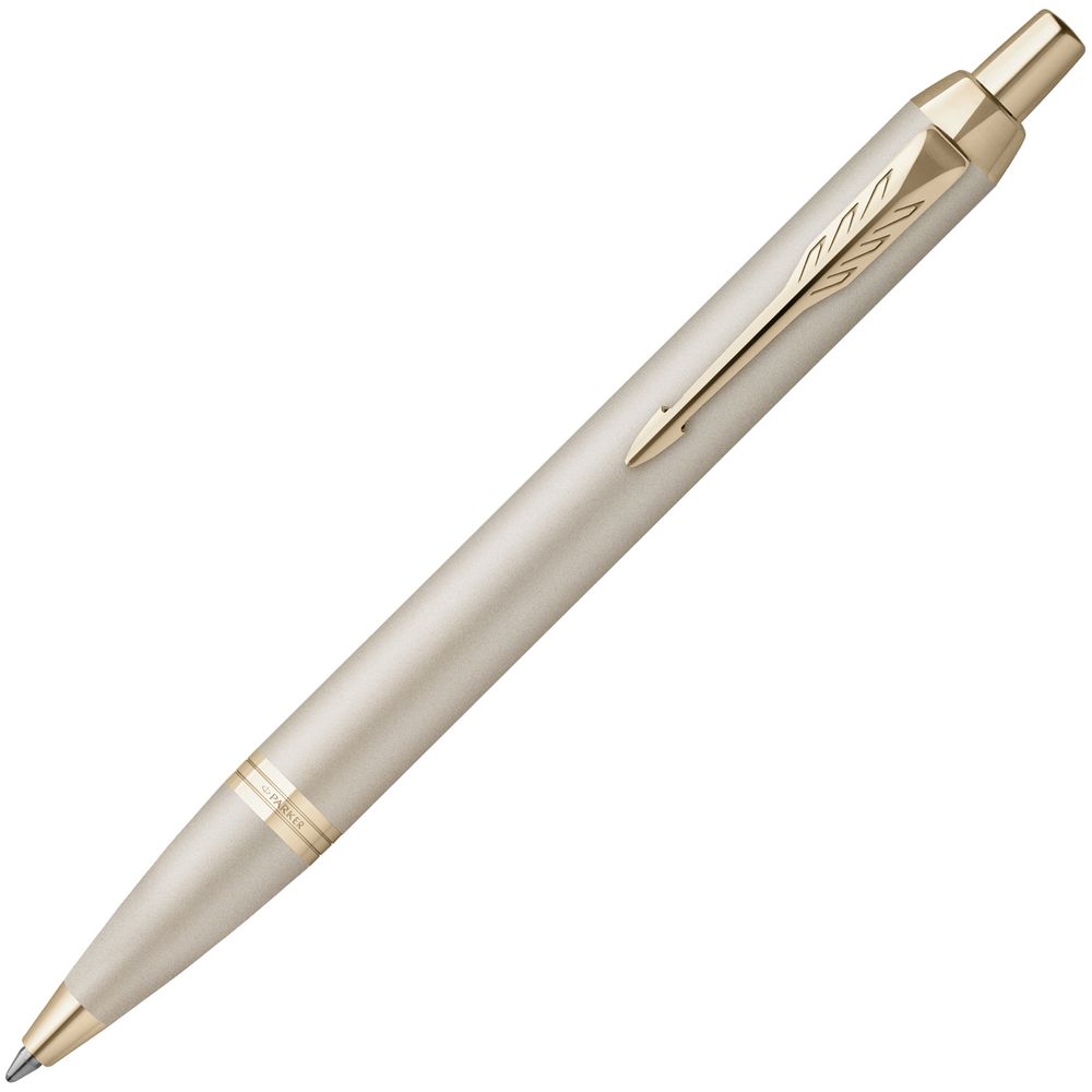 Ручка шариковая Parker IM Professionals Monochrome Champagne, золотистая-0