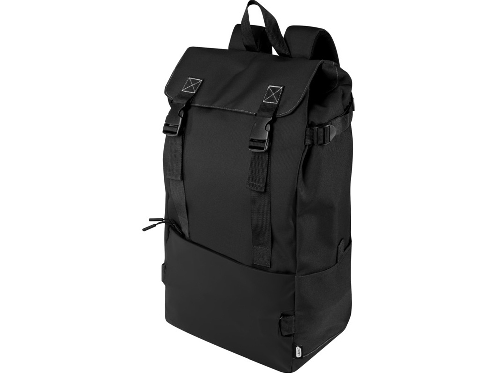 Roam модульный рюкзак из переработанных материалов, сертифицированных согласно GRS - сплошной черный-0