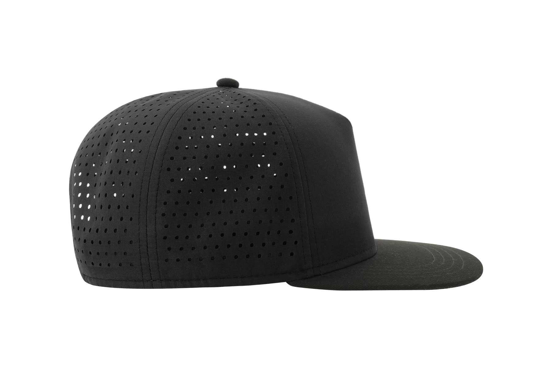 Бейсболка BANK FIVE-S, 5 клиньев, пластиковая застёжка, черный-8