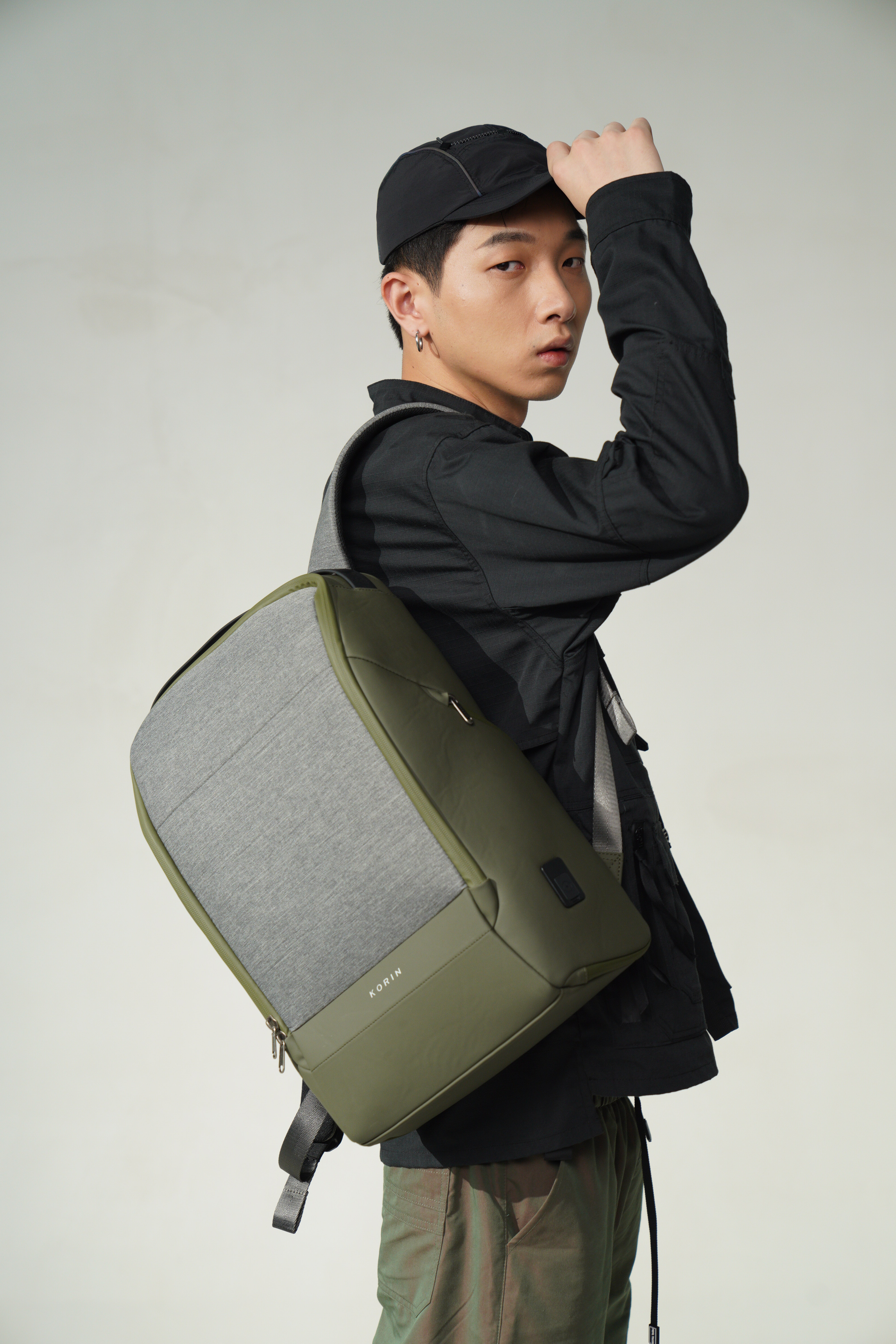 Рюкзак FlexPack Pro 47х34х18 см, оливковый-16