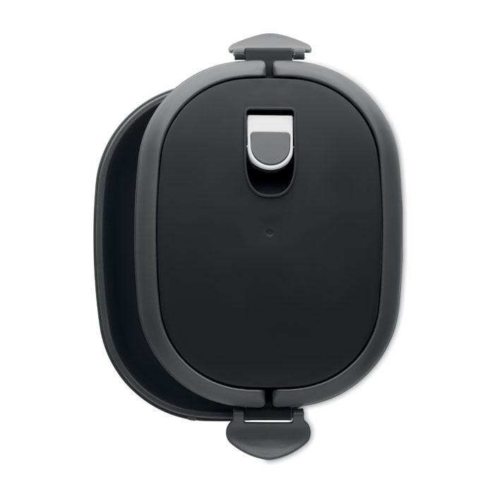 Ланчбокс из пп герметичный, черный-6