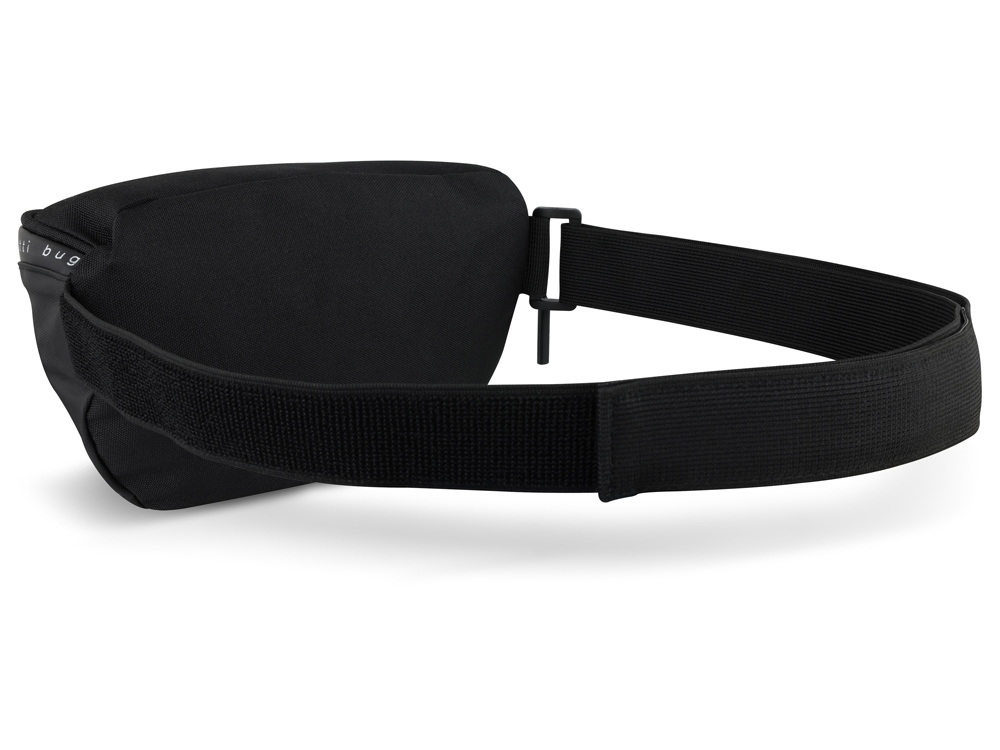 Сумка на пояс BUGATTI Blanc Delight, чёрная, нейлон RPET600D/тарпаулин/полиэстер, 24х11х12,5 см, 2 л-6