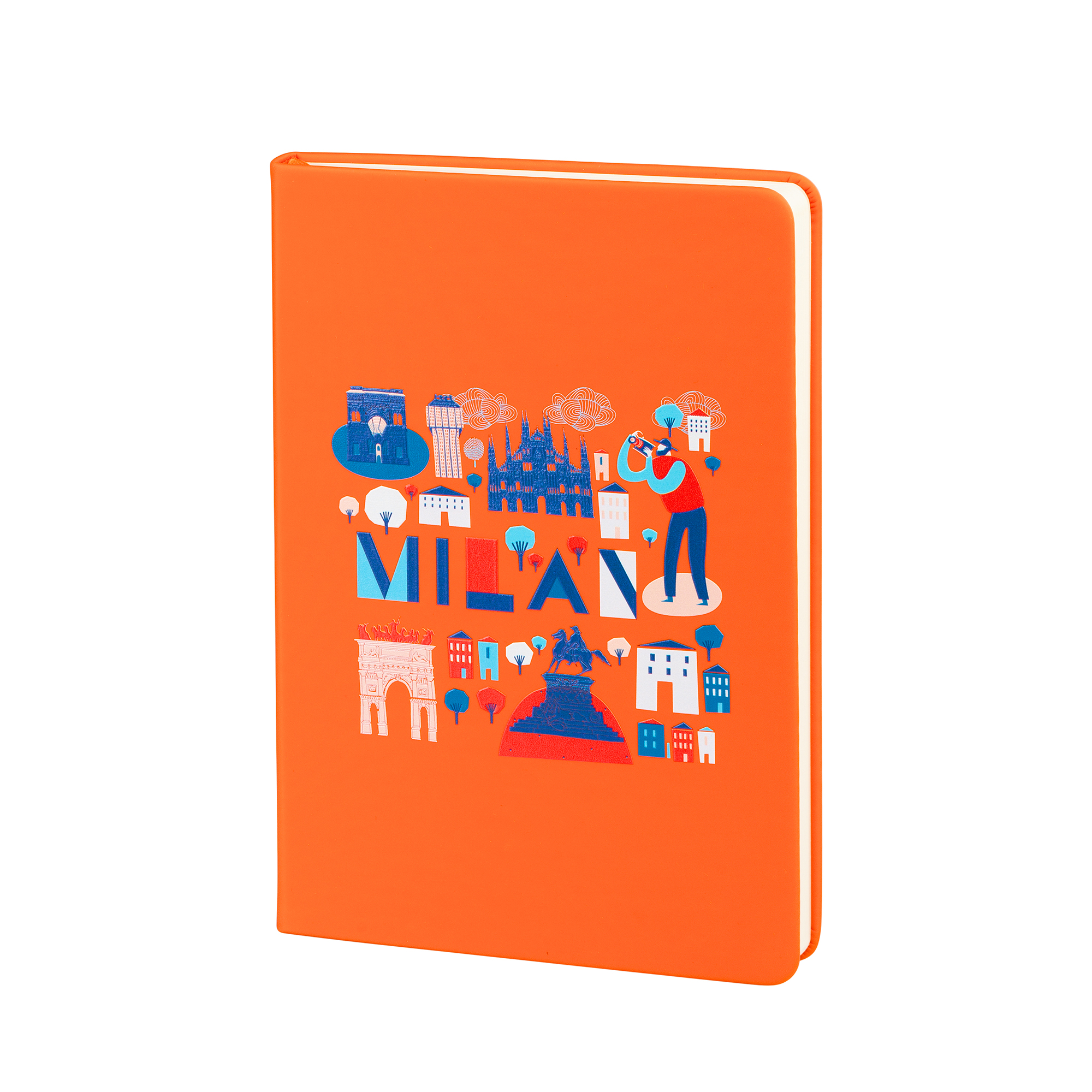 Ежедневник недатированный "Милан_Объекты", А5-0
