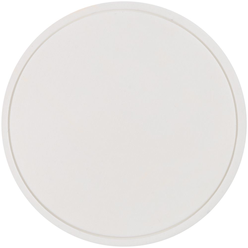 Лейбл из ПВХ Dzeta Round, L, белый-0