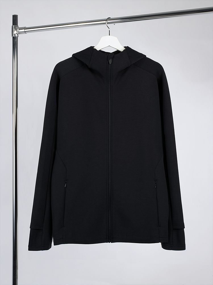 Куртка с капюшоном унисекс Begi, черная-1