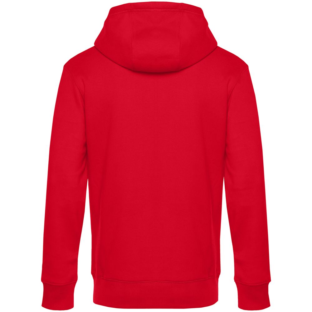 Толстовка с капюшоном унисекс King, красная-2