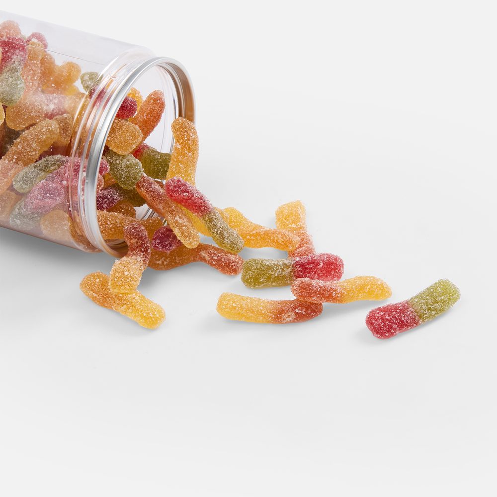 Мармелад жевательный Jelly Sweets, змейки в кислой посыпке-1