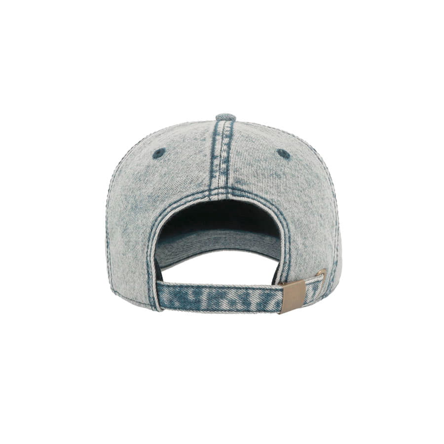 Бейсболка DAD HAT, 6 клиньев, металлическая застежка, голубой-5