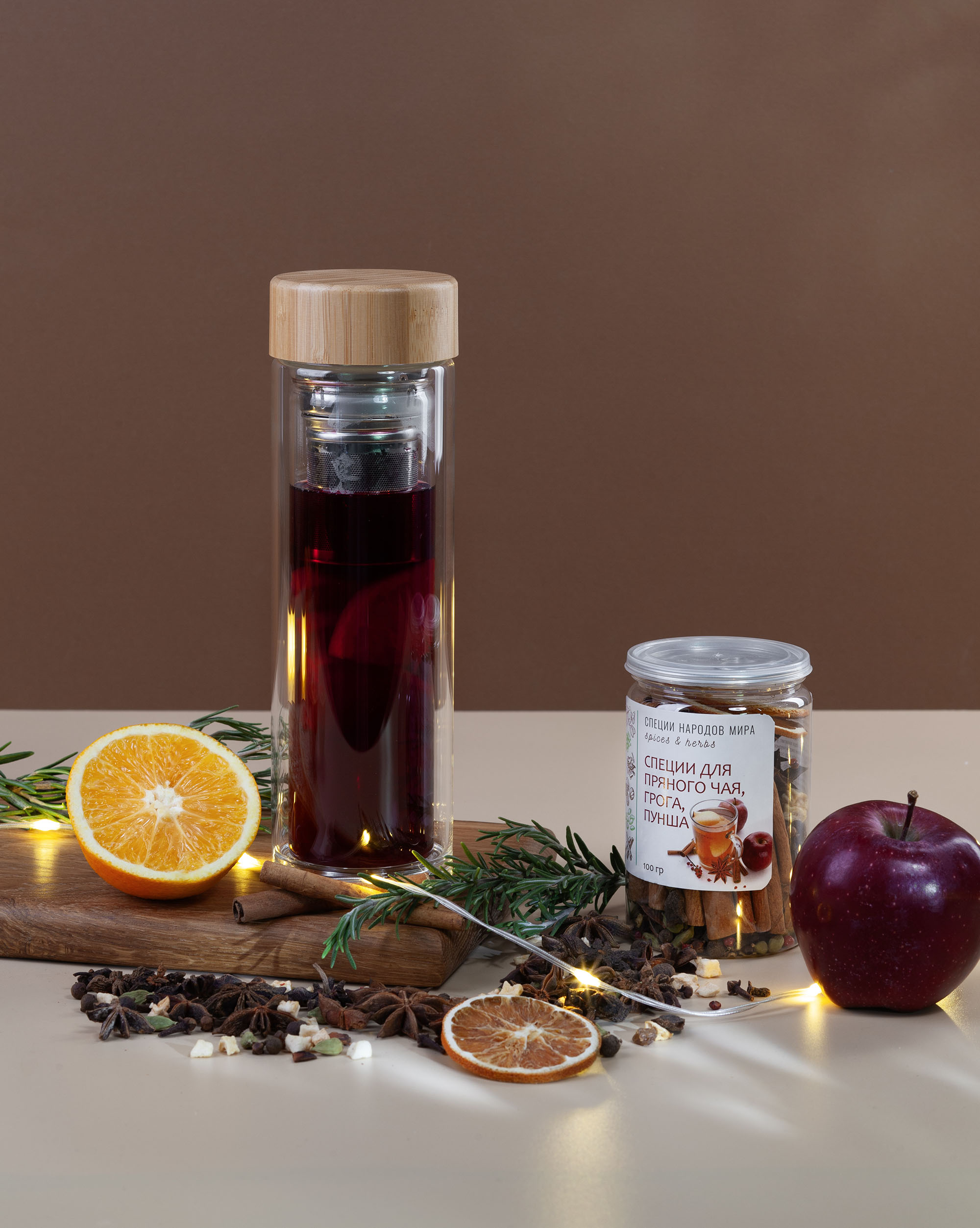 Набор подарочный "Pleasure": термос "Hot point", специи-1