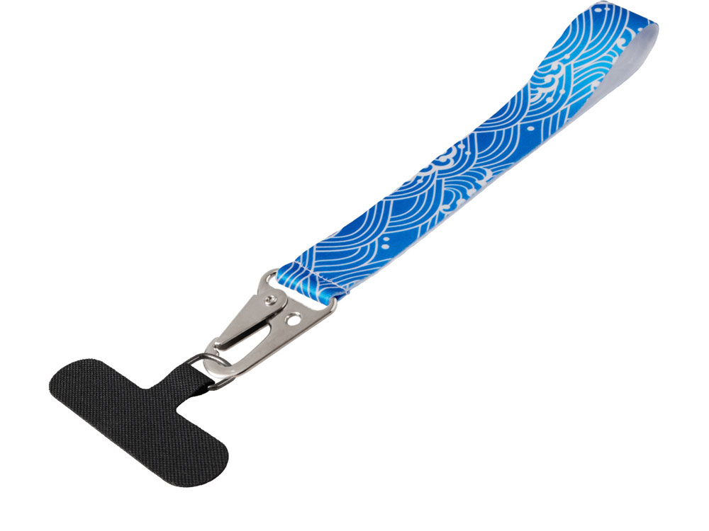 Ремувка под сублимацию с большим карабином и узким держателем для телефона из ПЭ-0