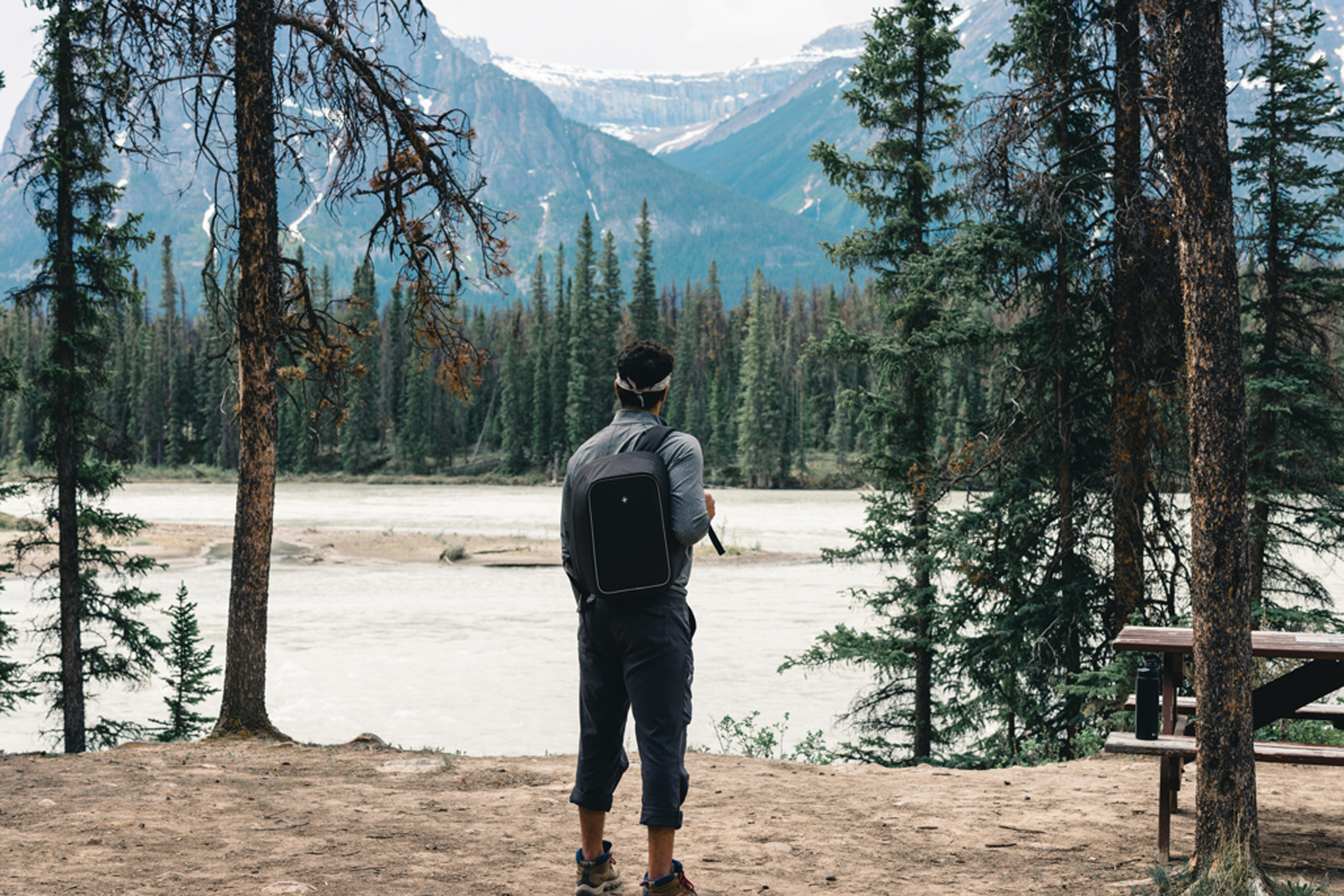 Антикражный рюкзак для ноутбука Swiss Peak из rPET AWARE™, 15,6’’-18