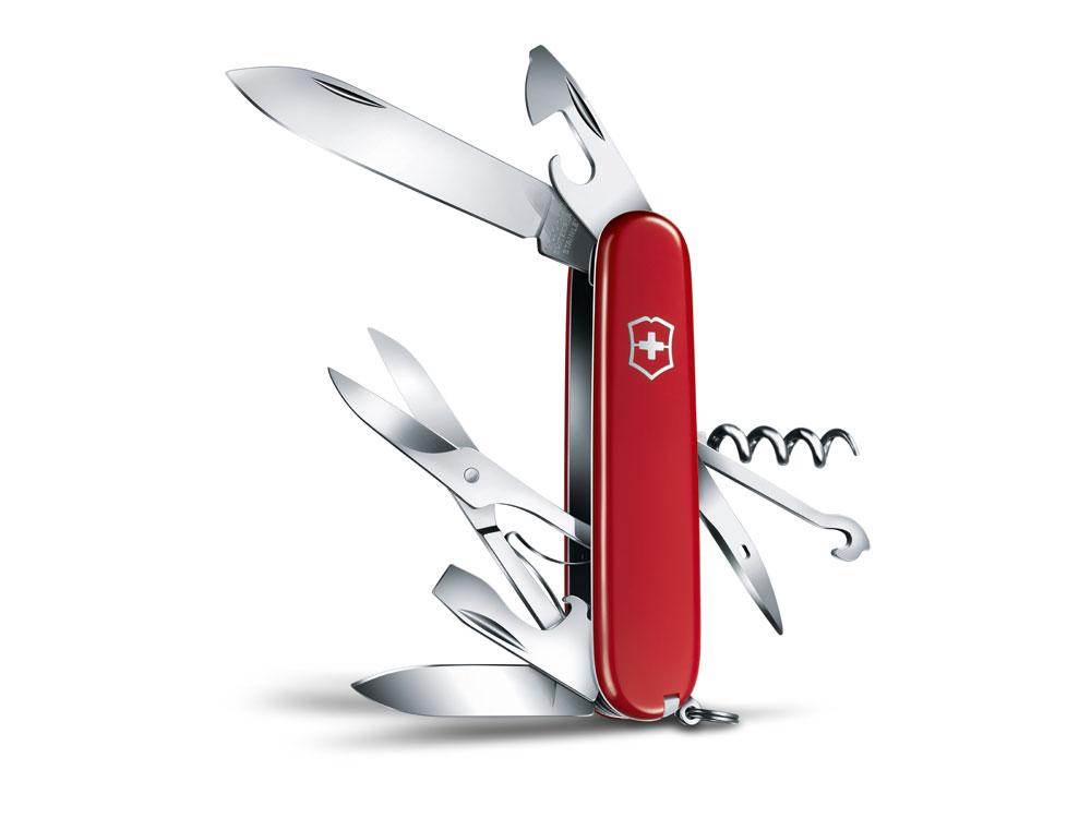 Нож перочинный VICTORINOX Climber, 91 мм, 14 функций, красный-2