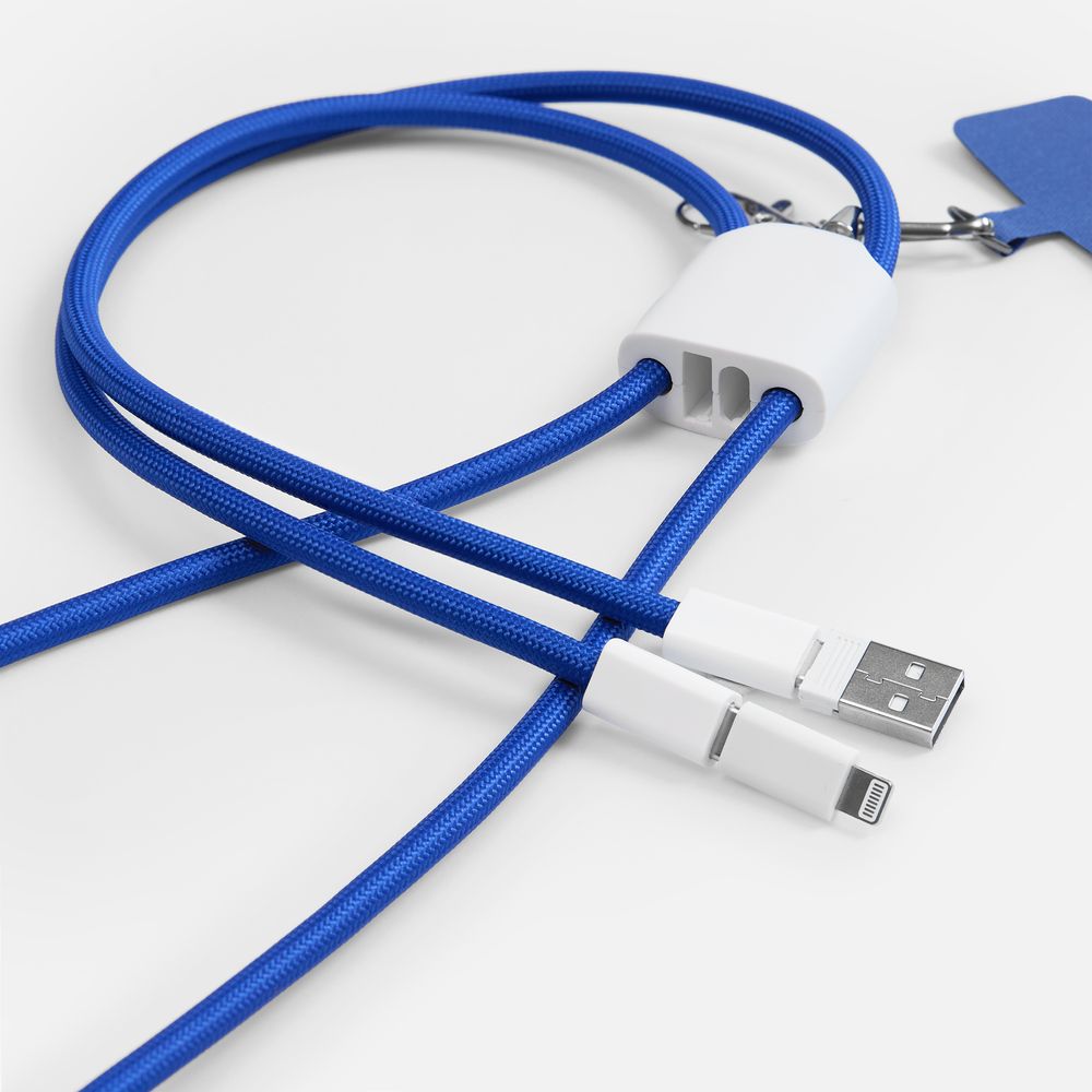 Кабель-ланьярд energyFlex Pro, синий-0