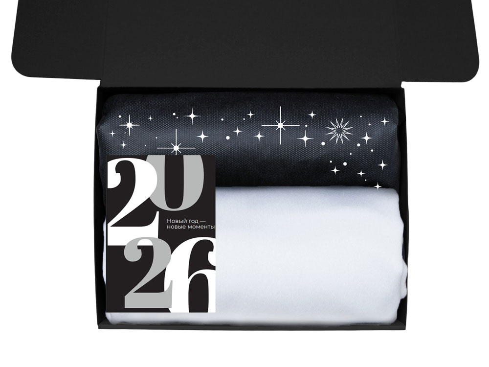 Подарочный набор с палантином и термокружкой, белый-2