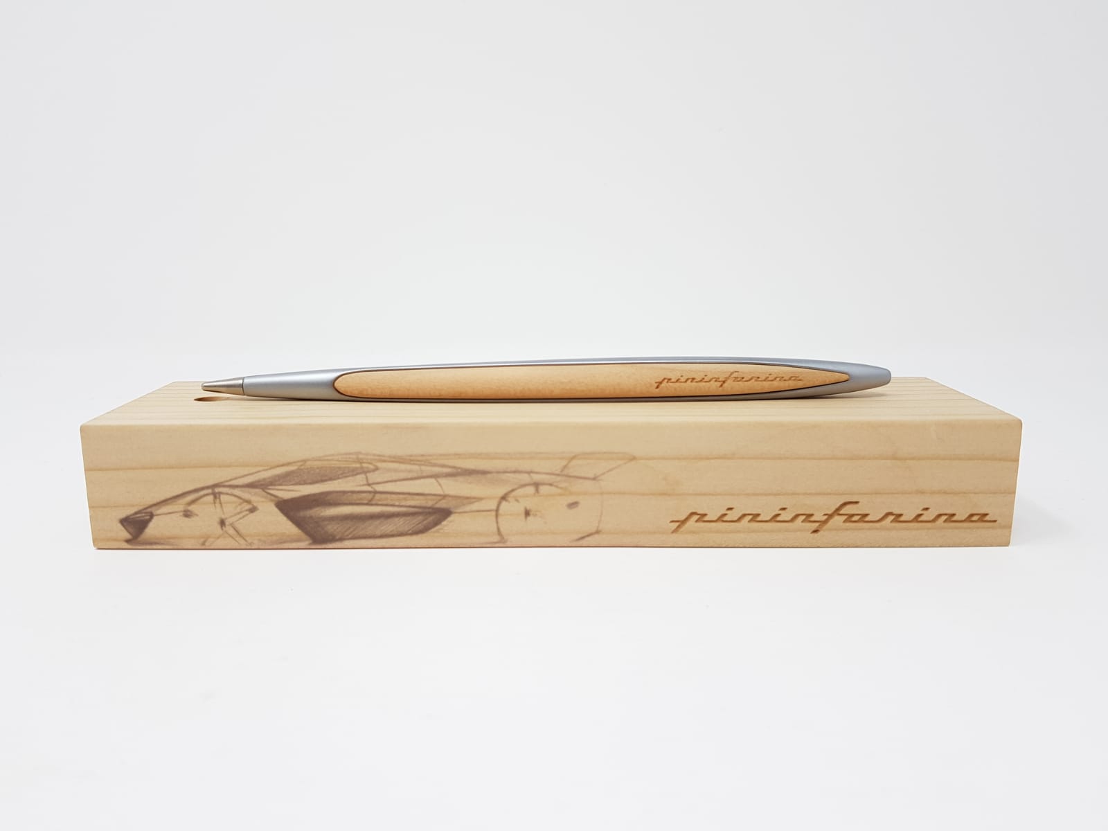 Вечная ручка Pininfarina Cambiano CEDARWOOD с принтом H2 SPEED-1