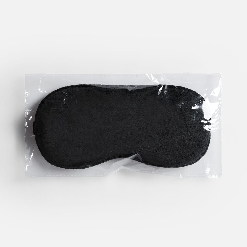 Двухстороняя маска для сна Veluto, черная-3