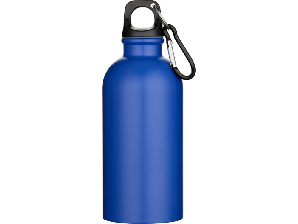 Oregon одностенная бутылка для воды с карабином, изготовленная из нержавеющей стали, сертифицированной по стандарту RCS, объемом 400 мл - Ярко-синий-1