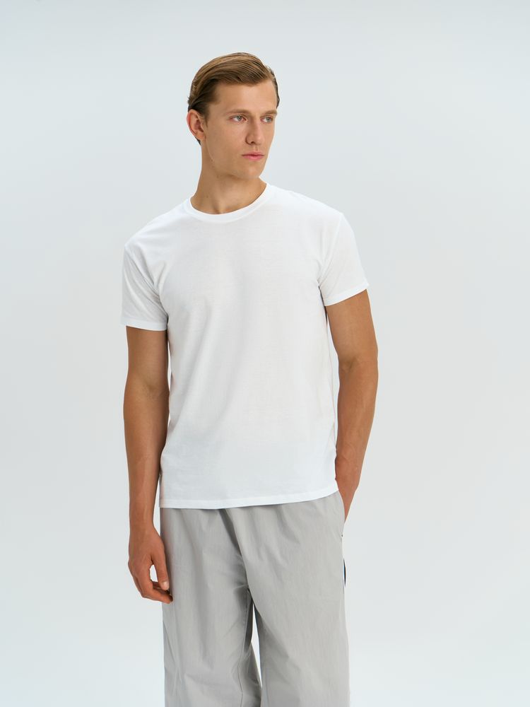 Футболка унисекс Regent 150, синяя (джинс)-4