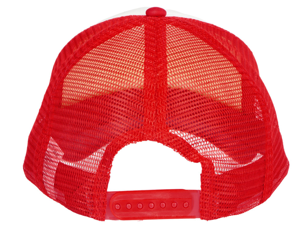 Бейсболка Trucker, красный/белый-2