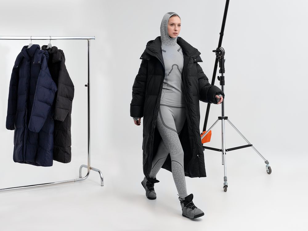 Пуховик унисекс Kapsula, серый-6