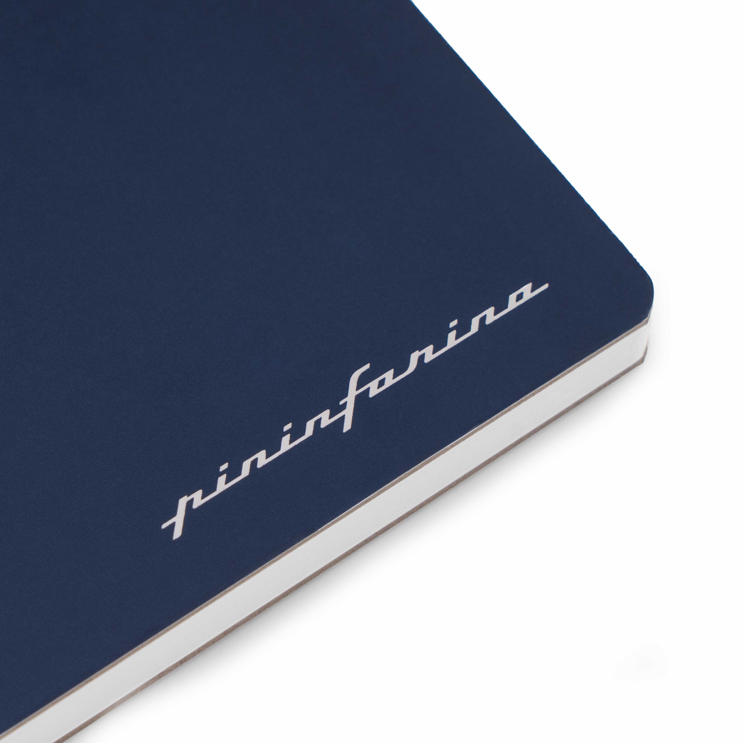 Блокнот линованный Pininfarina из каменной бумаги в твердой обложке, А5, синий-6