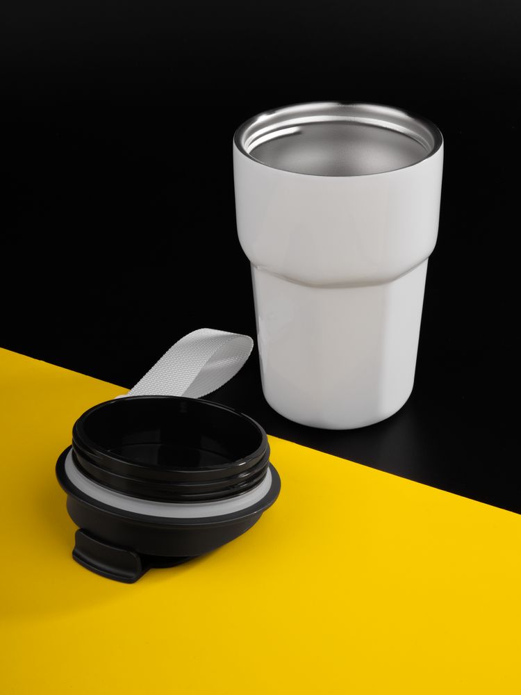 Термостакан Freshbrew, белый-4