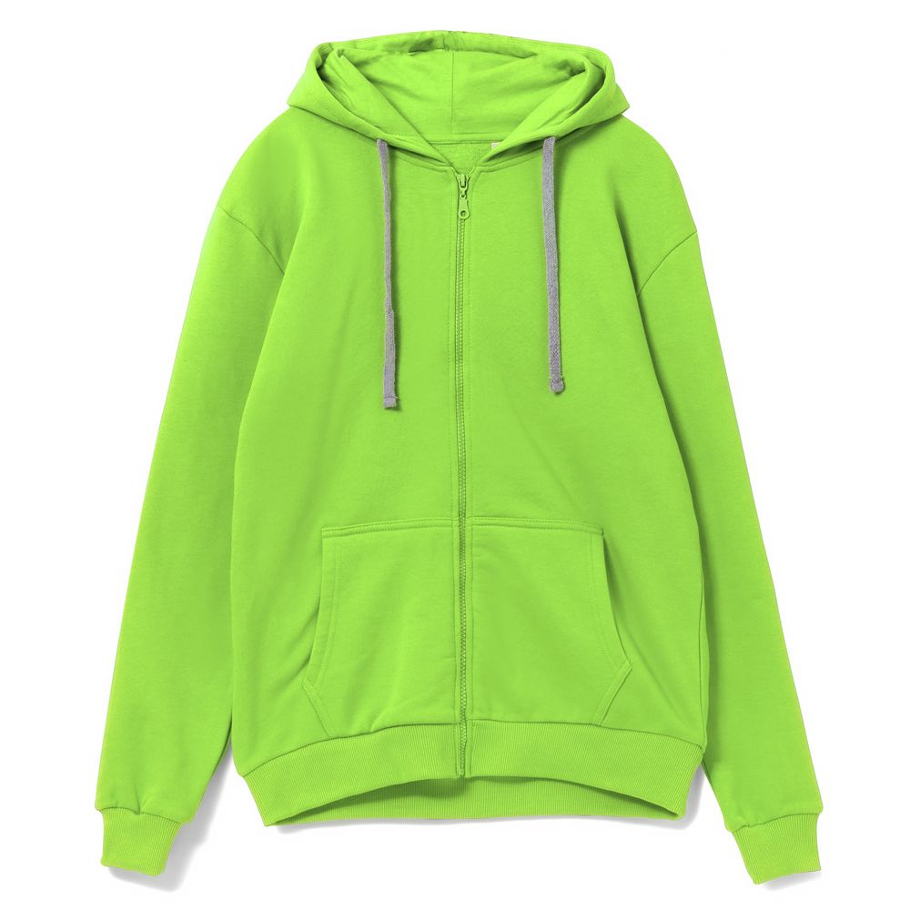 Толстовка на молнии с капюшоном Siverga Heavy, зеленое яблоко-1