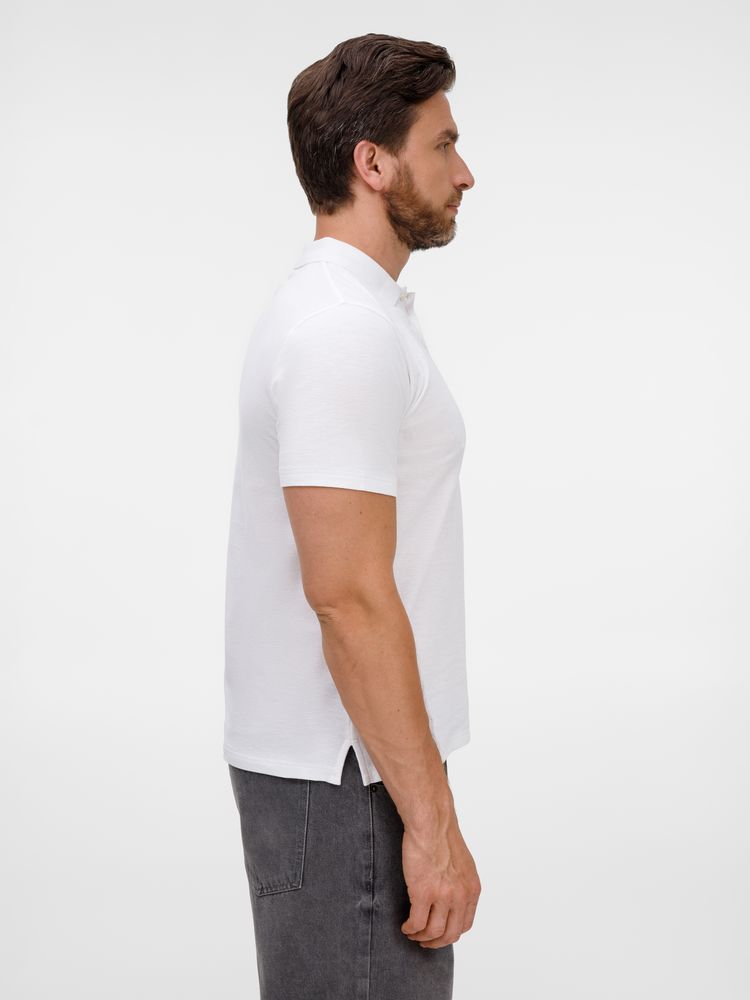 Рубашка поло унисекс Tervise, белая-3