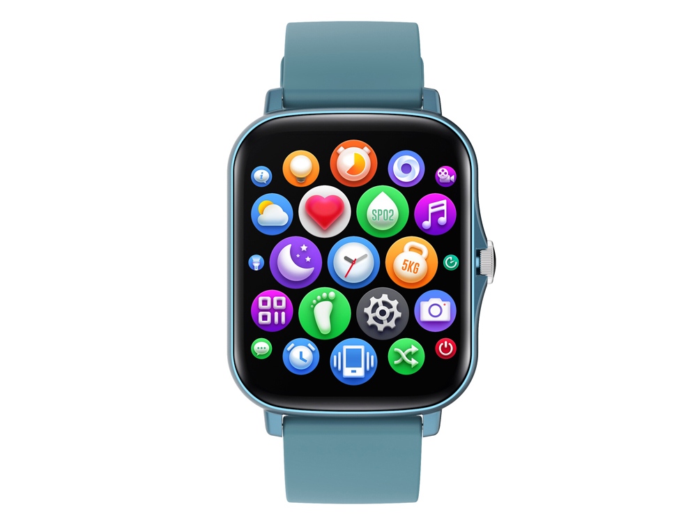 Умные часы CANYON Barberry SW-79, IP 67, BT 5.1, сенсорный дисплей 1.7, морская волна-0