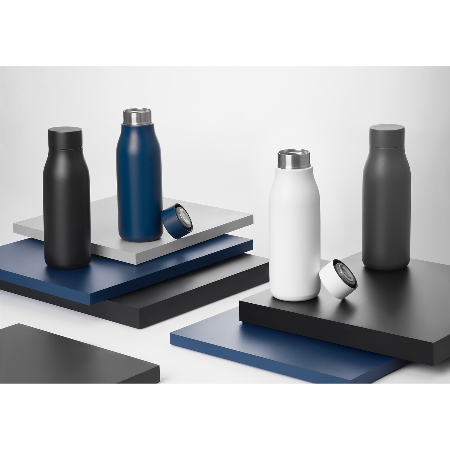 Термобутылка вакуумная герметичная Севилла (Sevilla), синяя-8