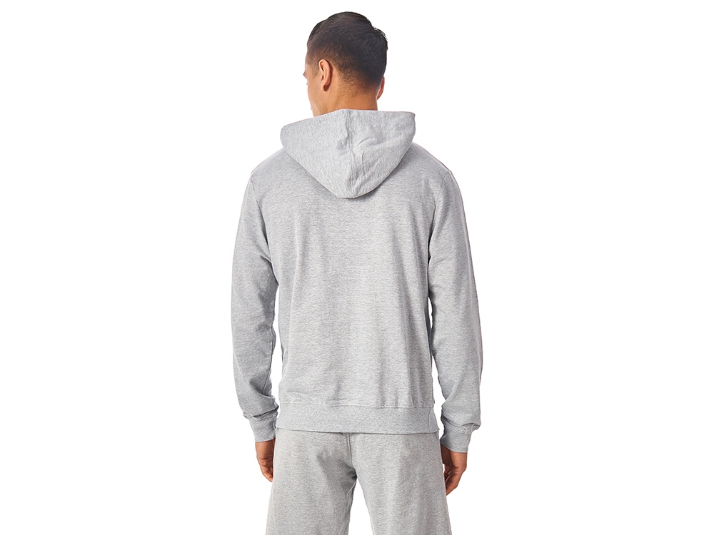 Худи Warsaw, футер 220гр, серый меланж-4