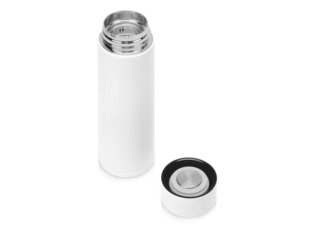 Термос с индикатором температуры Module, тубус, 360 мл, белый-1