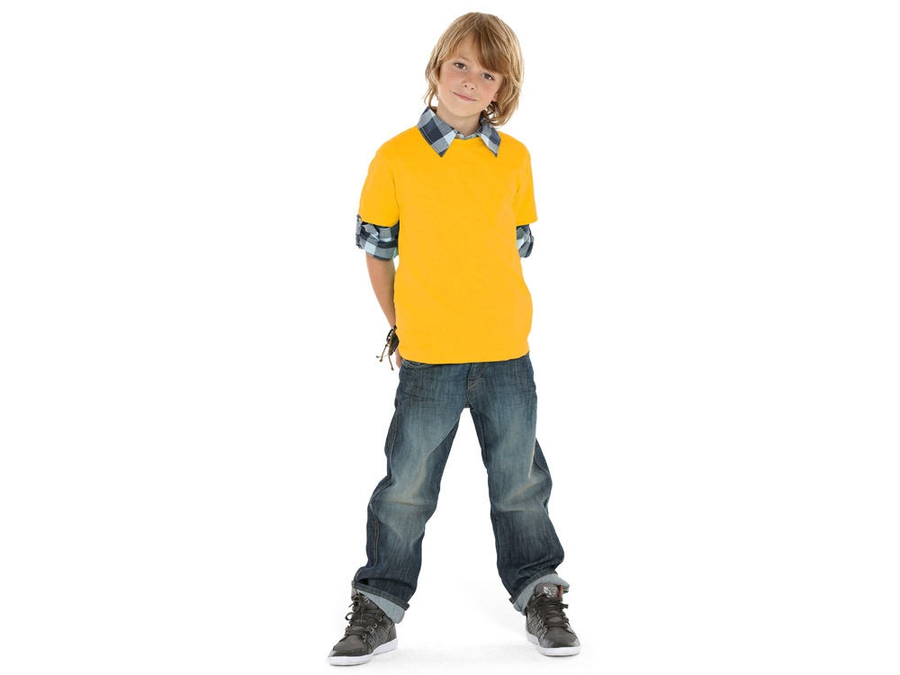 Футболка Heavy Super Club детская, золотисто-желтый-4