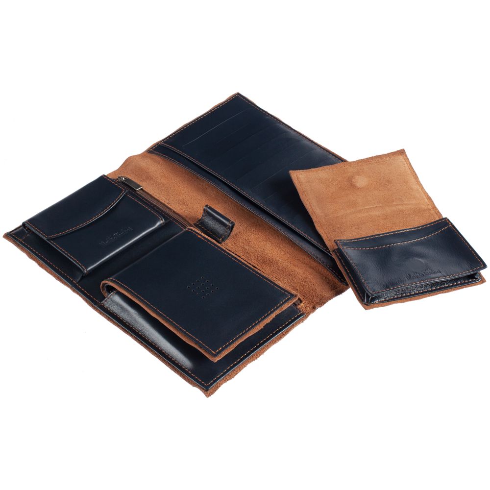 Футляр для визиток Palermo, синий-2