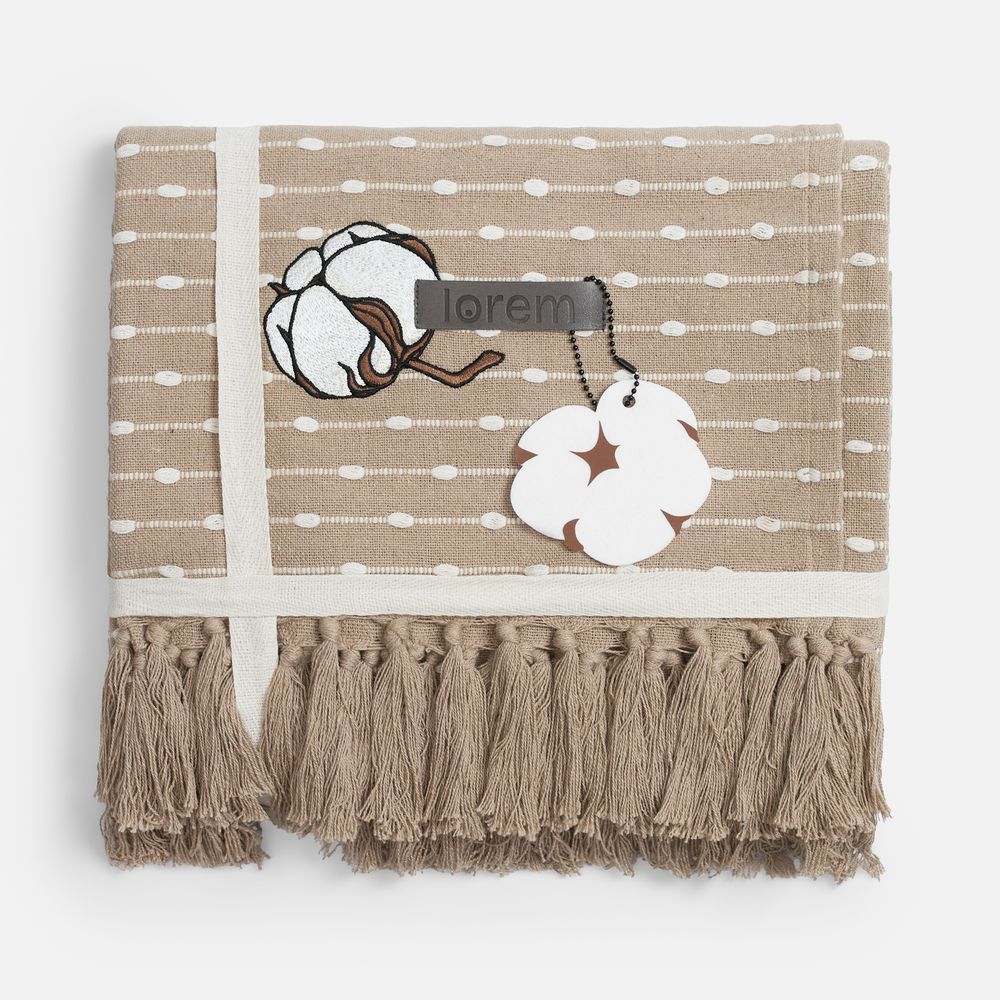 Лейбл кожаный Pasek, S, серый-2