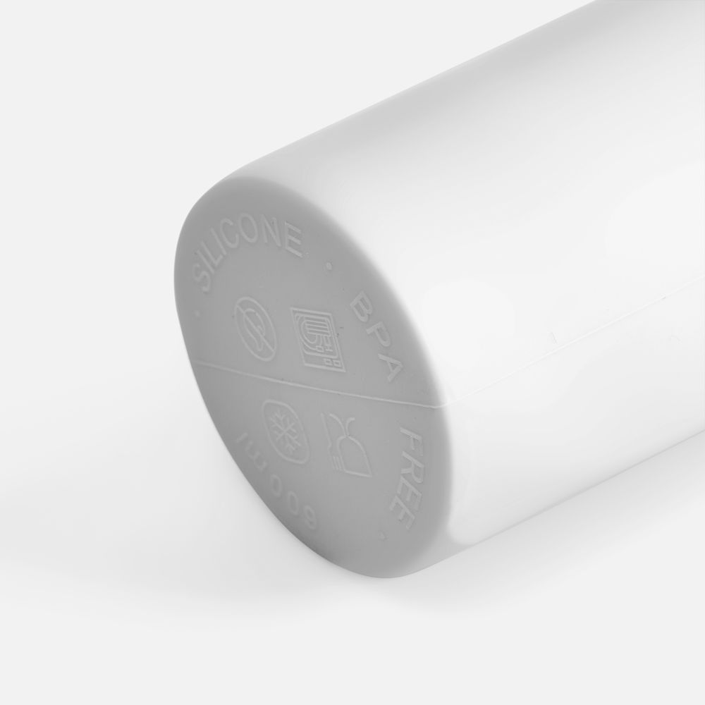 Складная бутылка для воды Langfossen, белая-3