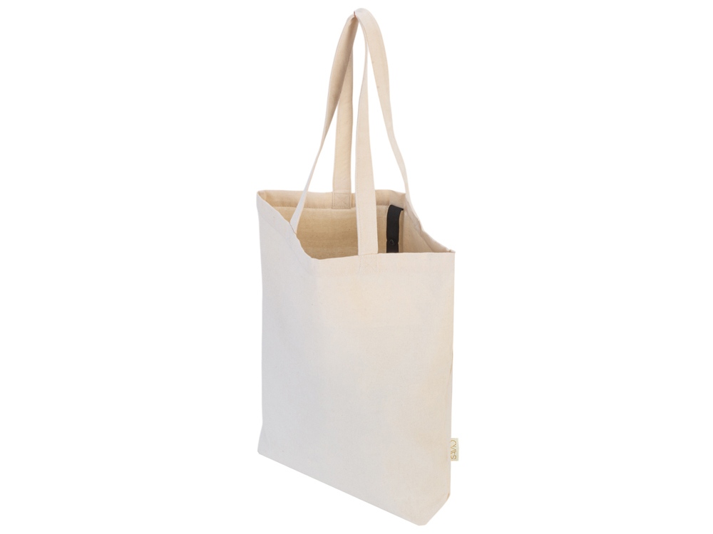 Сумка Fixy из переработанного хлопка с фиксирующей эластичной лентой, натуральный-3