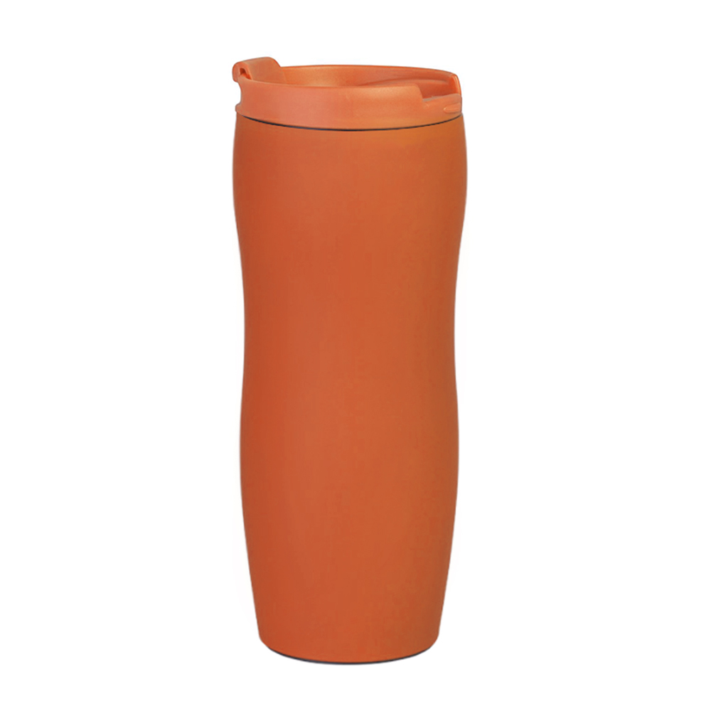 Термокружка с двойной стенкой Softoccino, Оранжевый-1